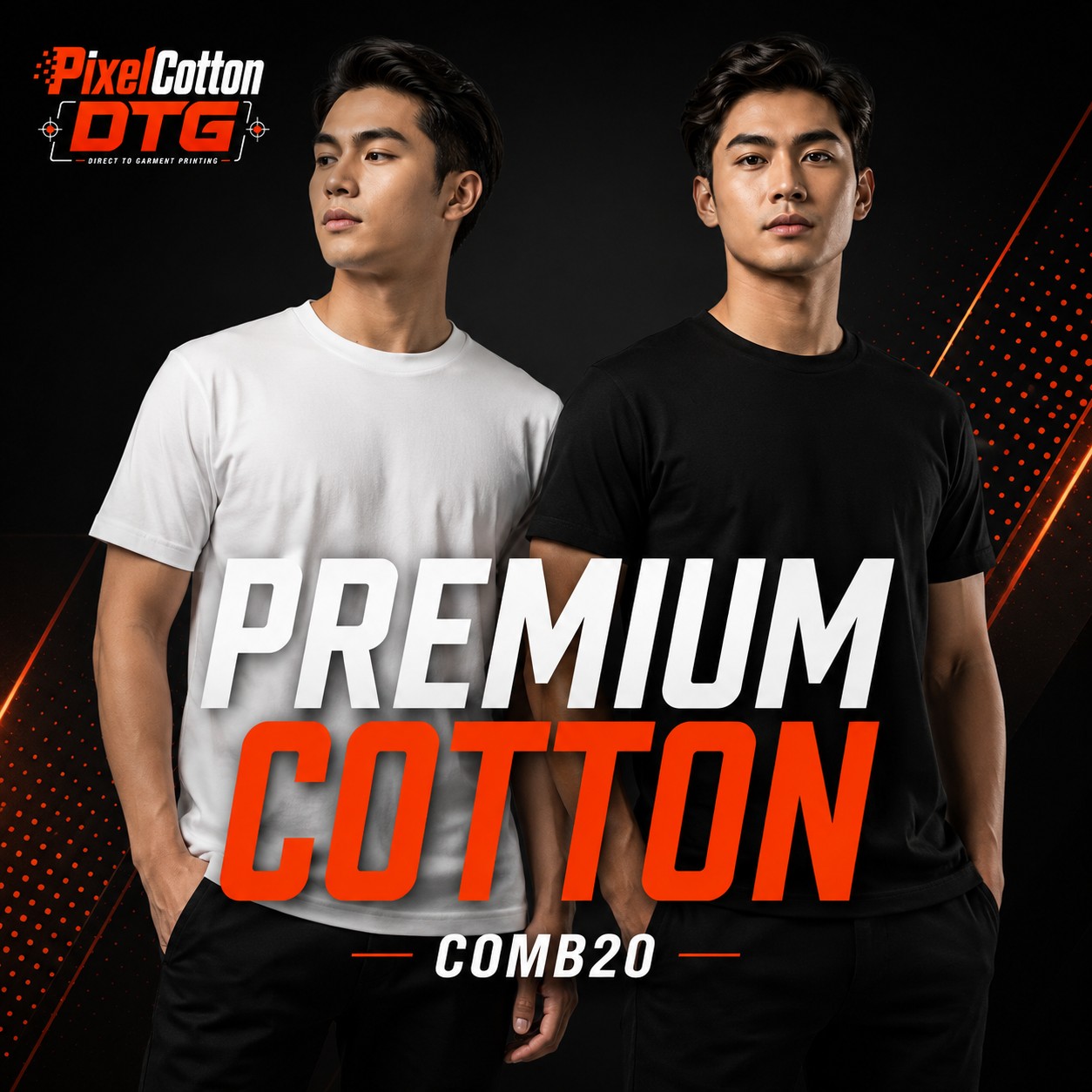 เสื้อ Cottonora COMB30 Cottonora DTG