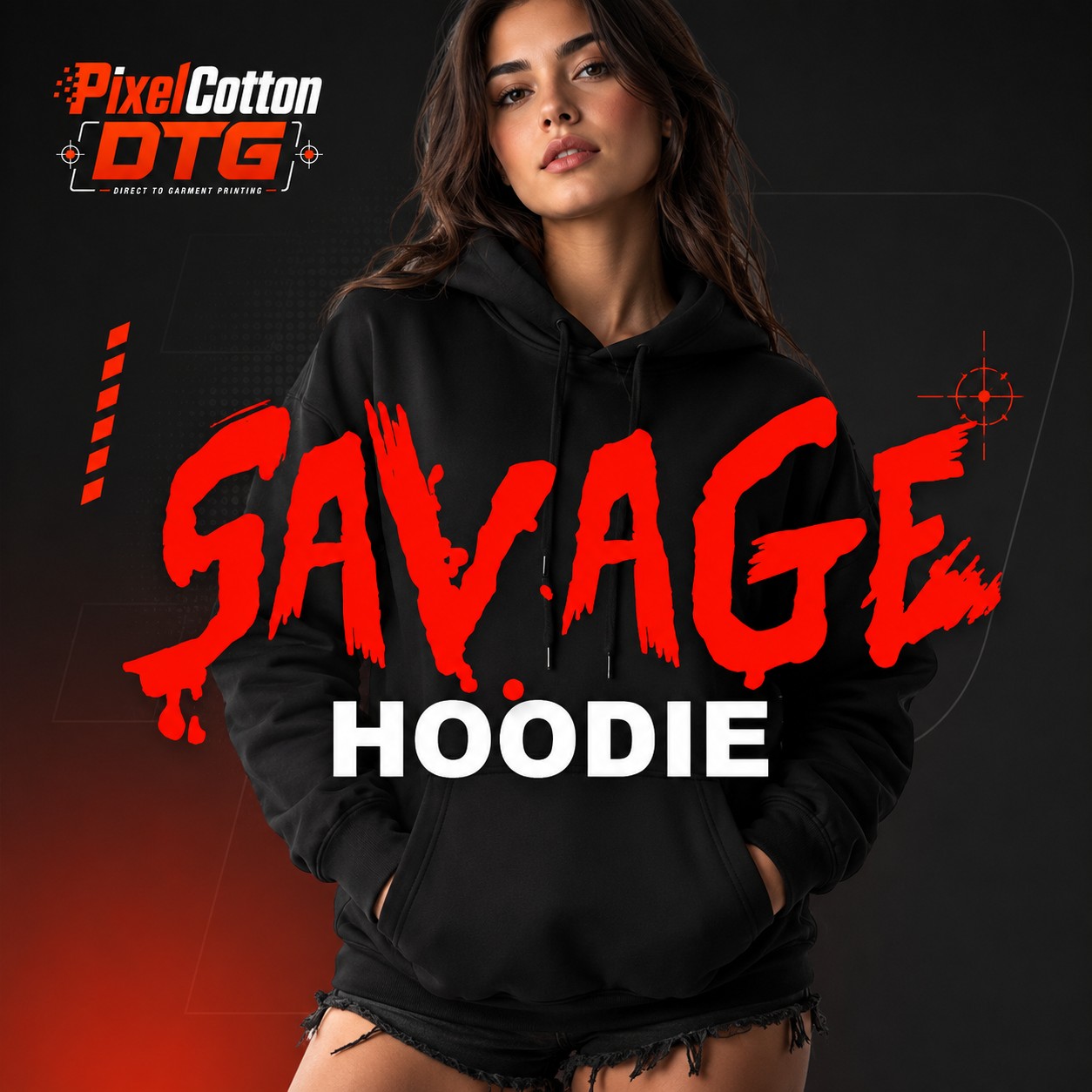 เสื้อ Cottonora HOODIE Cottonora DTG