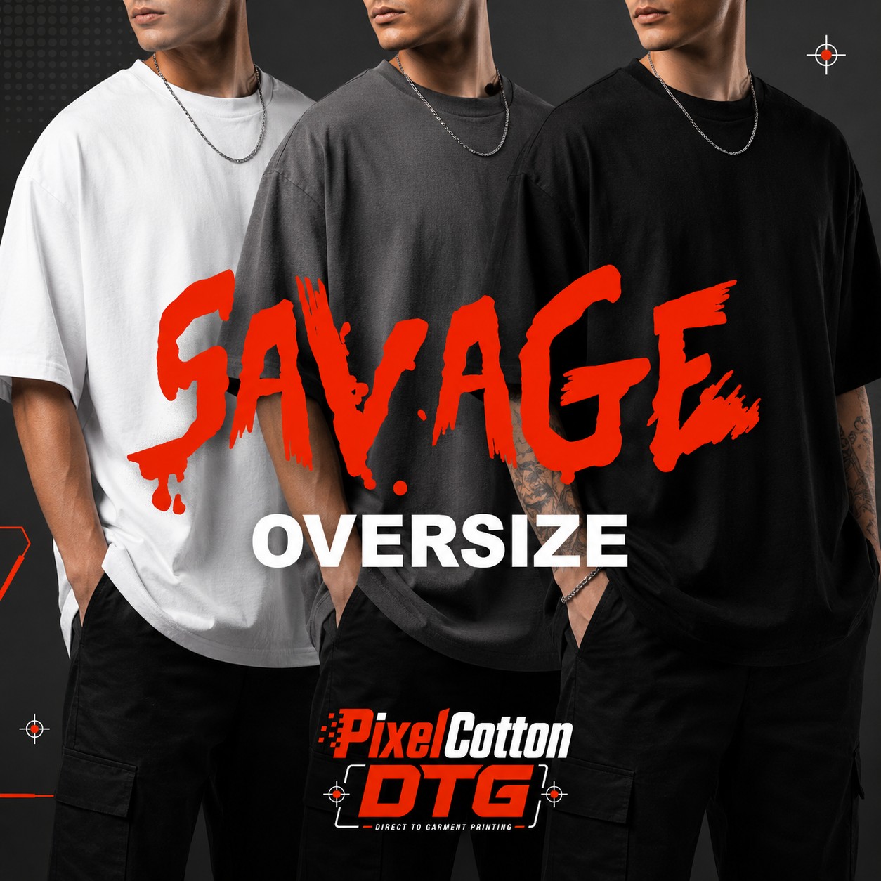 เสื้อ Cottonora OVERSIZE Cottonora DTG