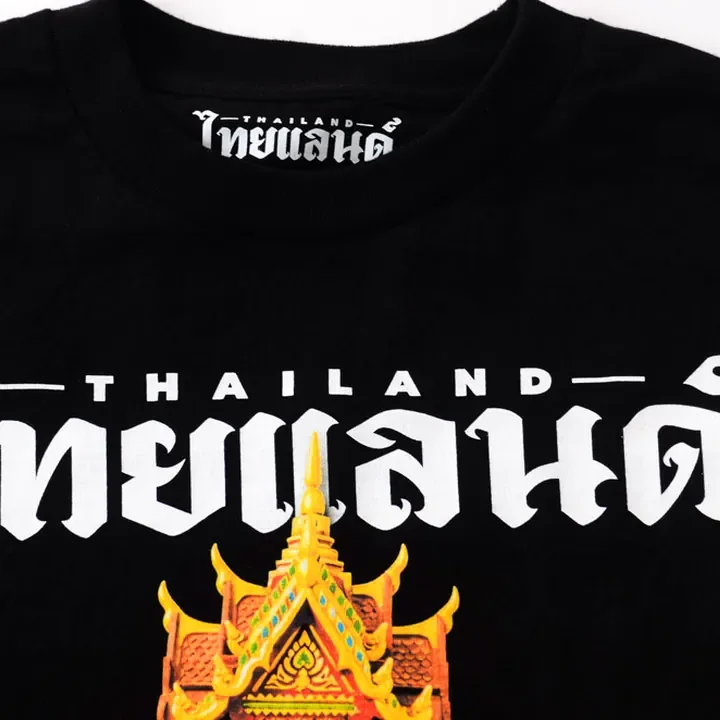ตัวอย่างรายละเอียดงานสกรีน DTG บนเสื้อสีดำจาก Cottonora DTG